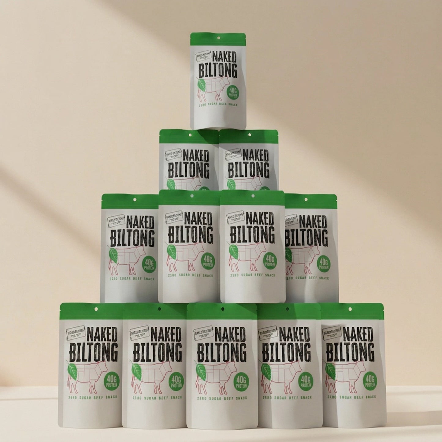 Naked Biltong Sliced (100grs)