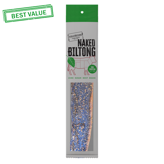 Naked Beef Biltong – 5 Stick Bundle (5 x 350g)