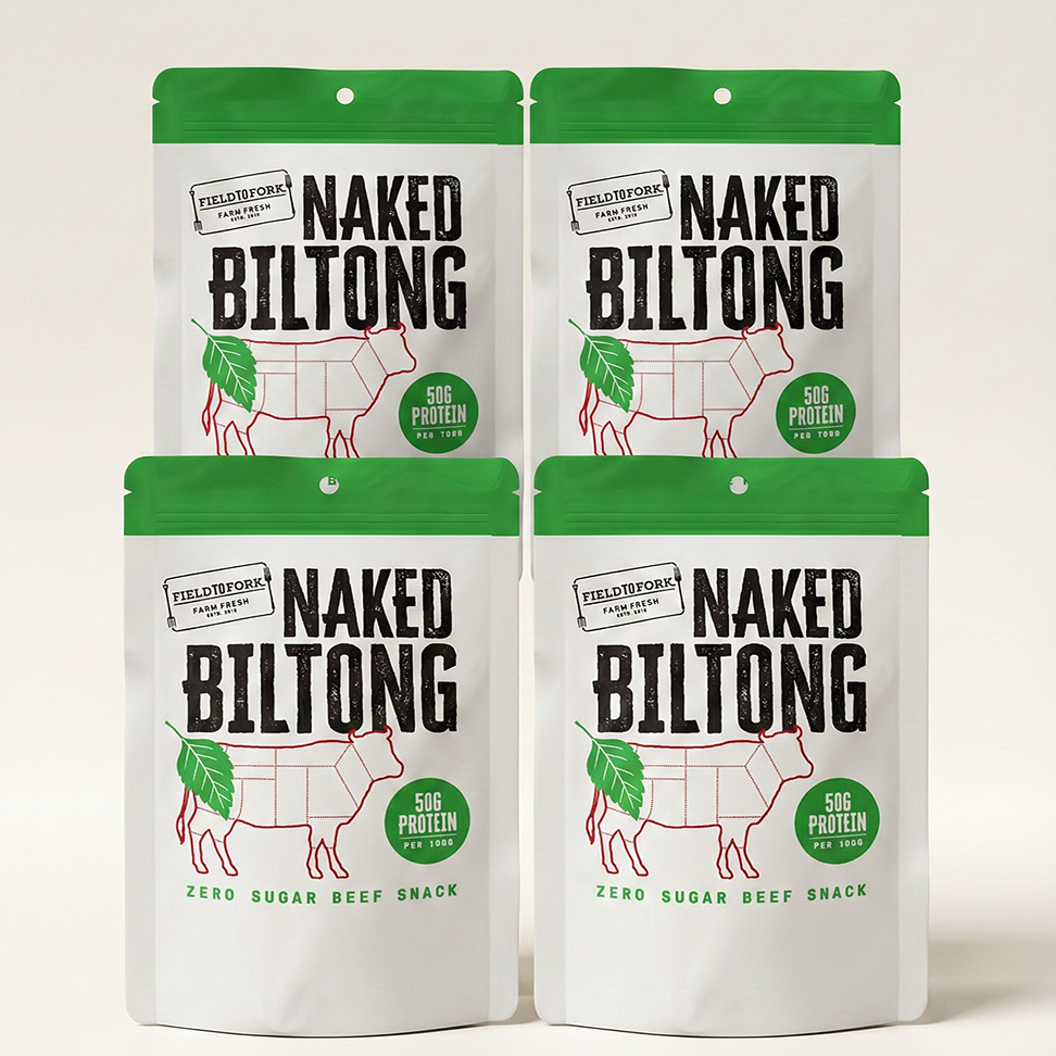 Naked Biltong Sliced (100grs)