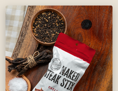 Naked Steak Stix Chilli 100g