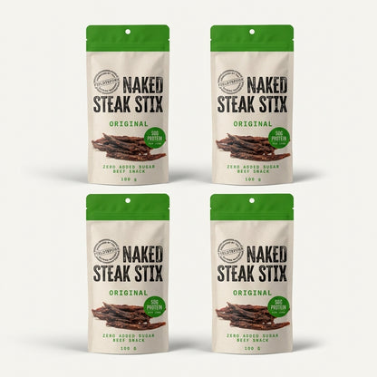 Naked Steak Stix 100g - Premium Angus Beef