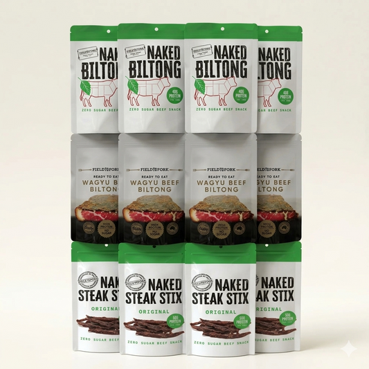 🎉 Naked Biltong Party Pack – 12x Pack