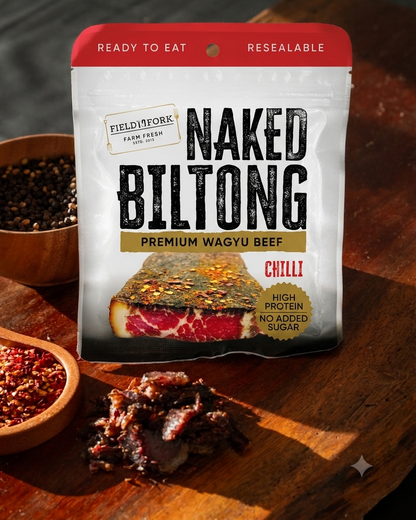 Naked Wagyu Chilli Biltong Slices 100g
