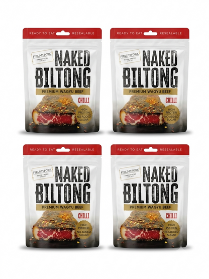Naked Wagyu Chilli Biltong Slices 100g