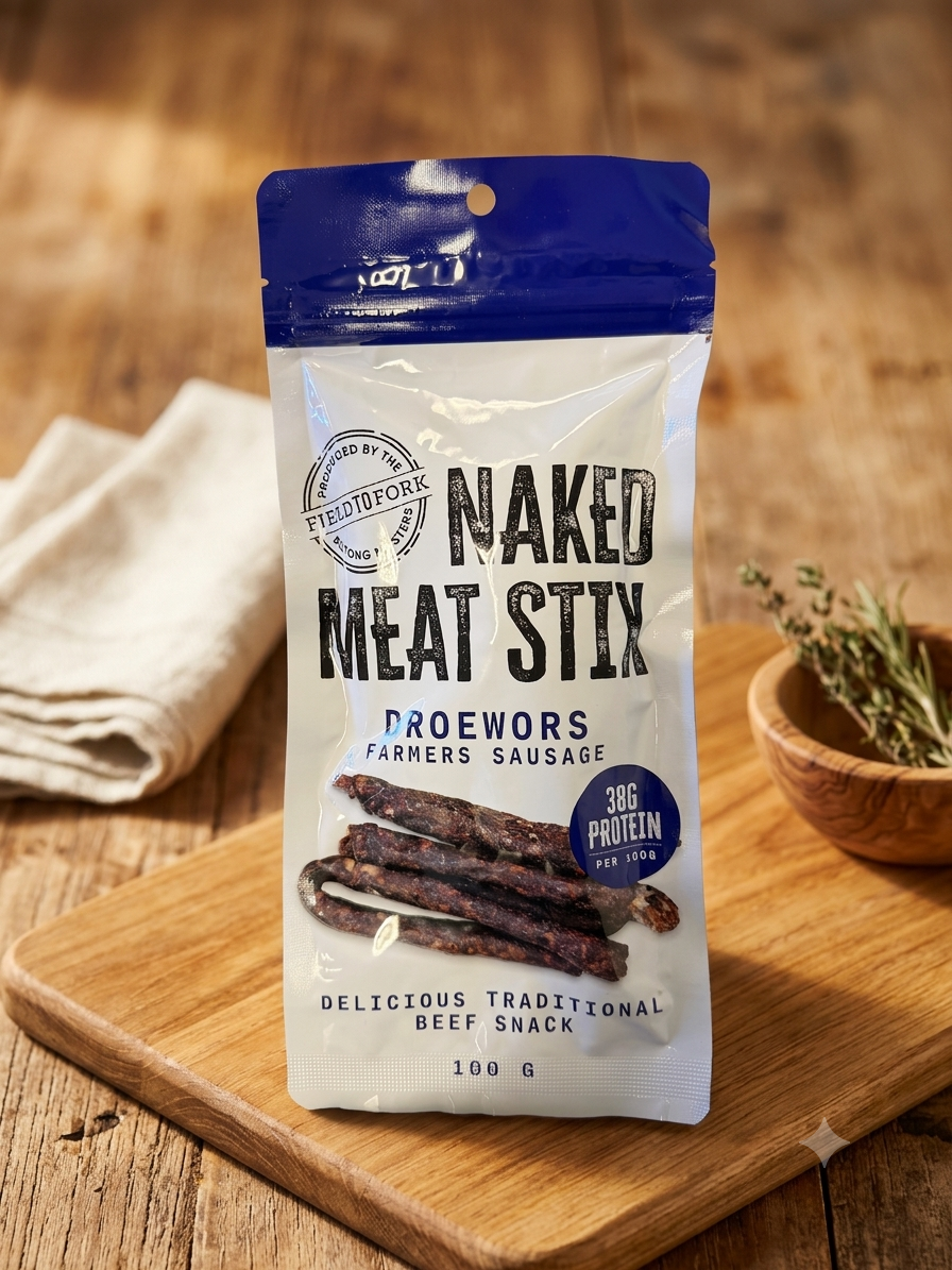 Naked Meat Stix - Droëwors Farmer's Sausage