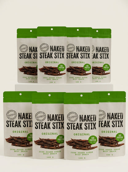 Naked Steak Stix 100g - Premium Angus Beef