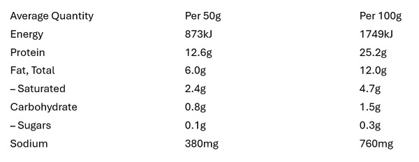 Nutritional Information