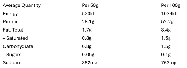 Nutritional Information