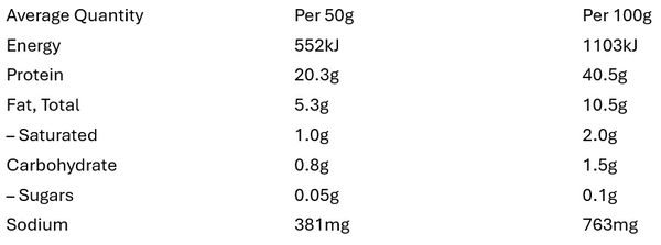 Nutritional Information