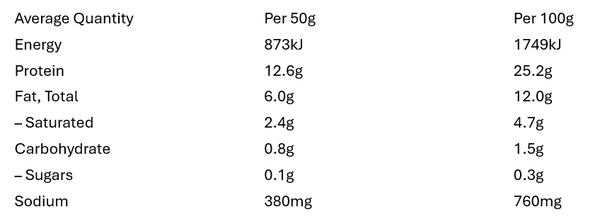 Nutritional Information