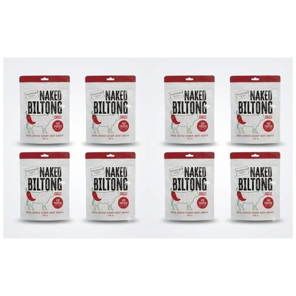 Naked Biltong Chilli Sliced 100g