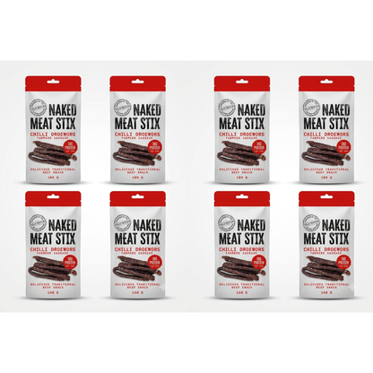 Naked Meat Stix Chilli - Droëwors Farmer's Sausage